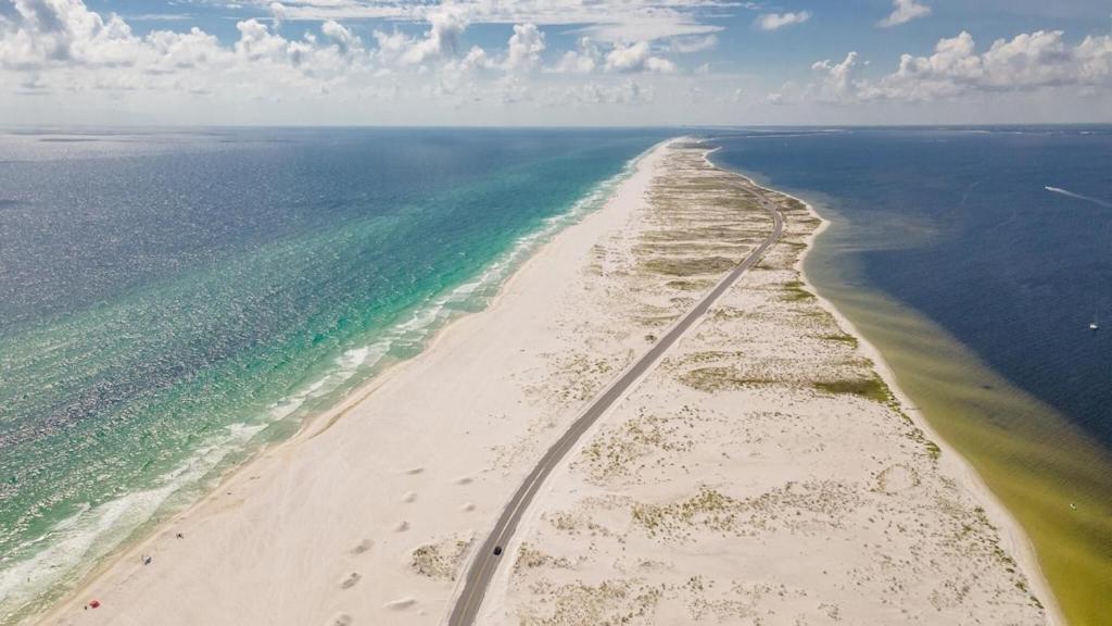Ocean Front Penthouse Suite Panoramic Views Of Gulf,Pensacola Beach,Pier, & Bay 외부 사진