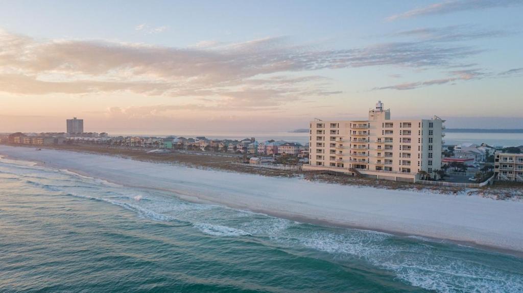 Ocean Front Penthouse Suite Panoramic Views Of Gulf,Pensacola Beach,Pier, & Bay 외부 사진
